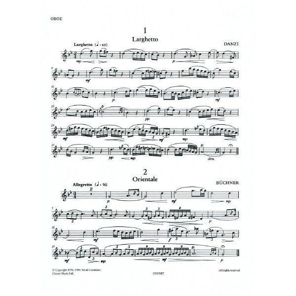 Chester Music Oboe Solos 1