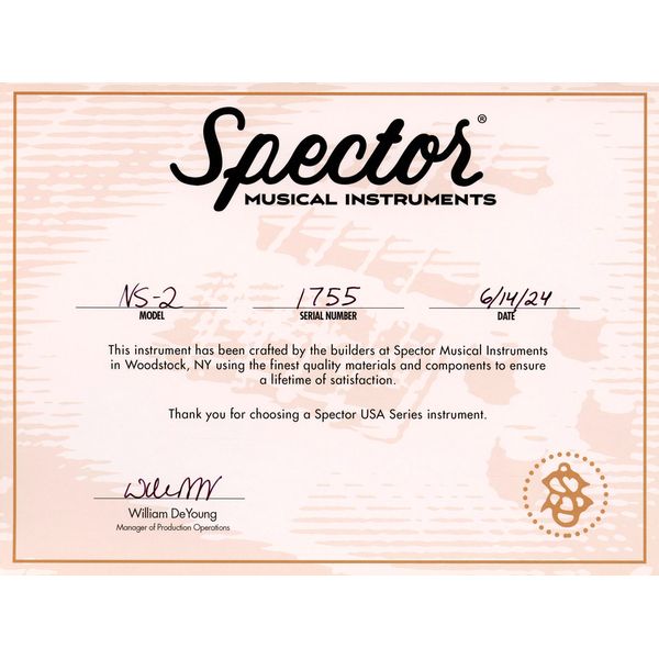 Spector NS-2 Blackburst