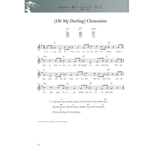 Schott Folk und Volk Gesang/Ukulele