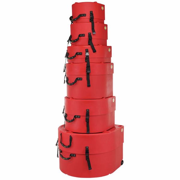 Hardcase HRockFus6 F.Lined Set Red
