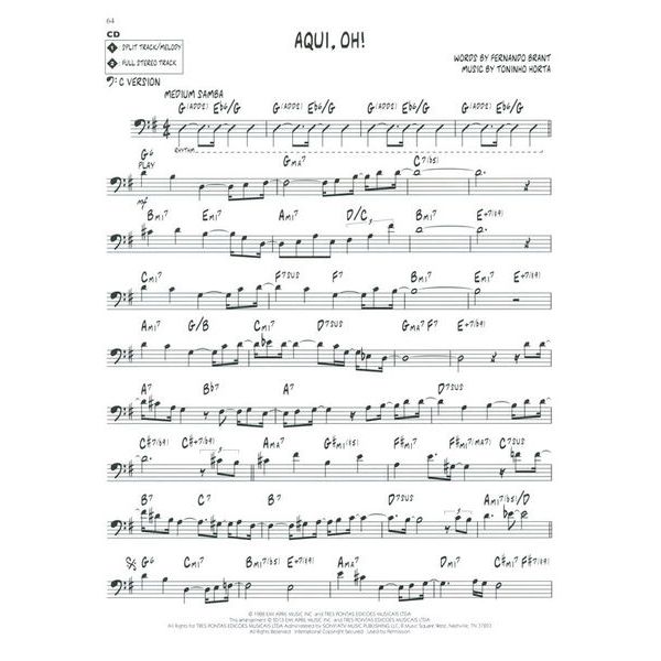 Hal Leonard Jazz Play-Along Samba