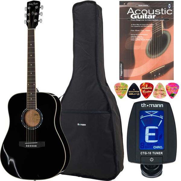 Harley Benton D120BK Bundle English