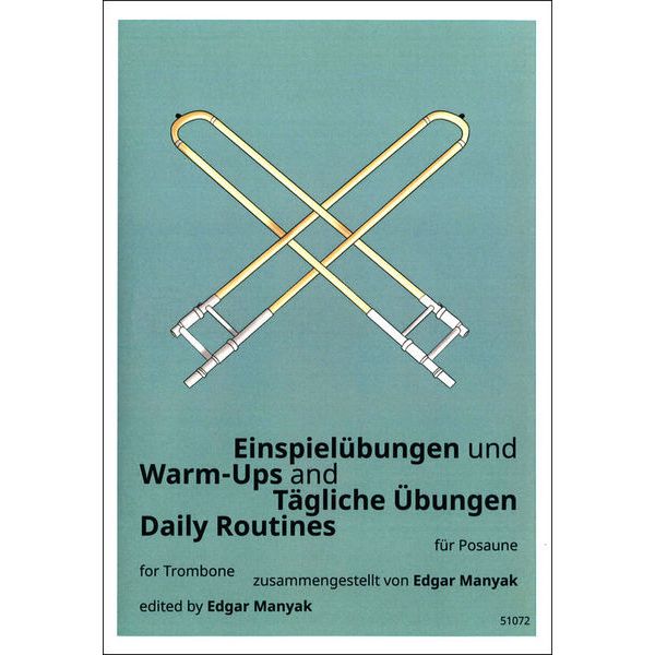 Martin Schmid Blechblsernoten Einspielübungen für Posaune
