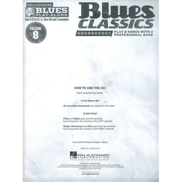 Hal Leonard Blues Play-Along Blues Classic