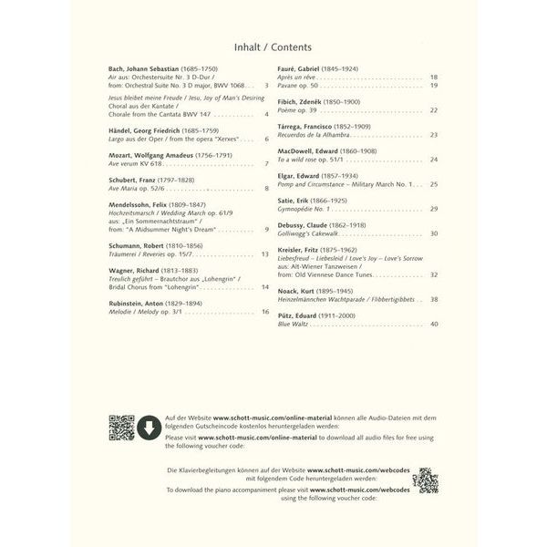 Schott Classical Highlights Oboe