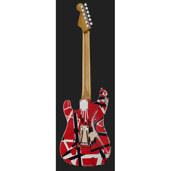 Evh Frankie Striped MN Relic R/W/B