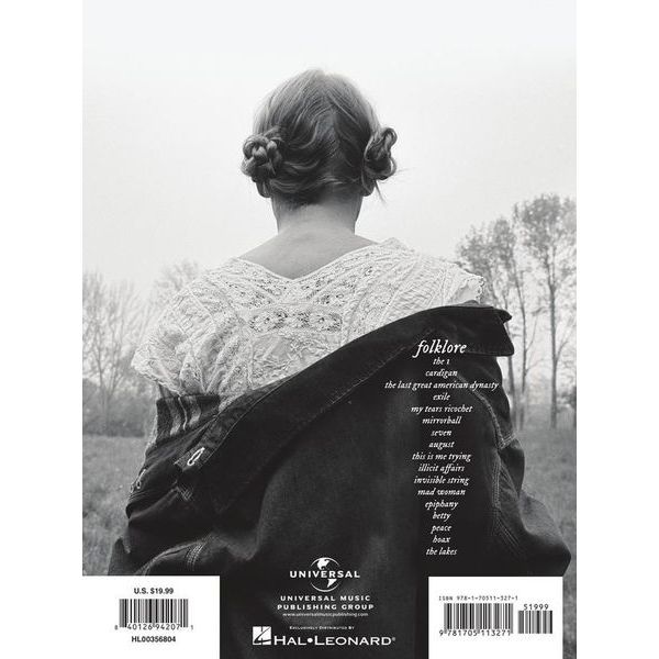 Hal Leonard Taylor Swift Folklore