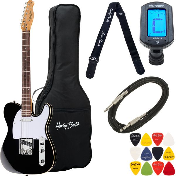 Harley Benton TE-62DB BK Bundle