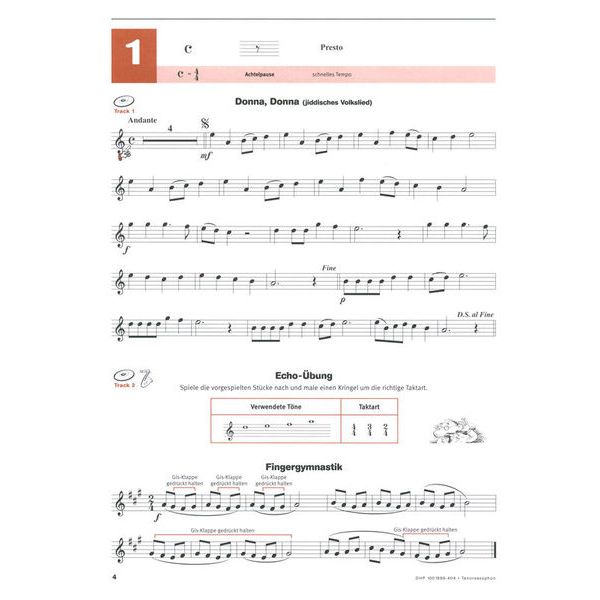 De Haske H&ouml;ren Lesen Schule 2 Tenor Sax