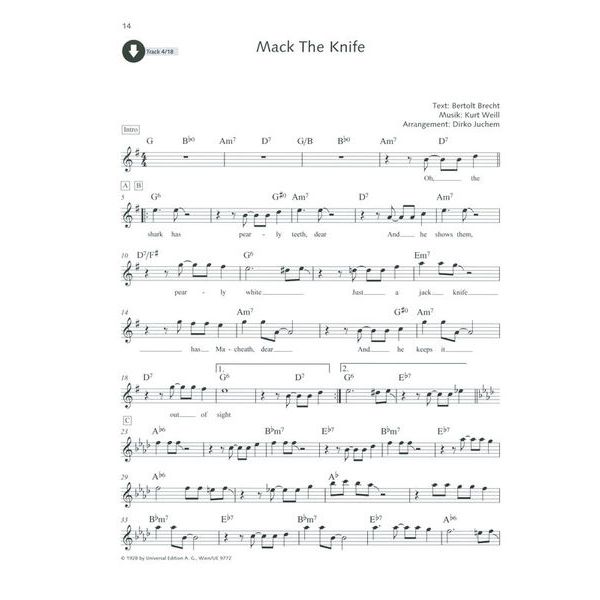 Schott Swing Standards T-Sax