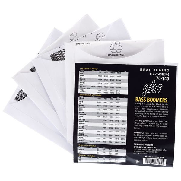 GHS Bass Boomers 70-140 Heavy