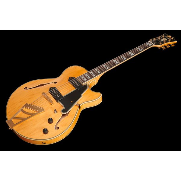 DAngelico DLX SS Baritone Satin Honey