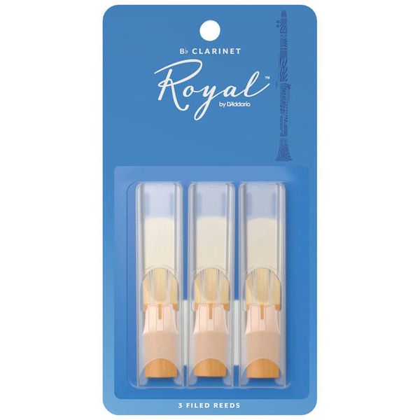 DAddario Woodwinds Royal Bb-Clarinet 1.5 3-Pack