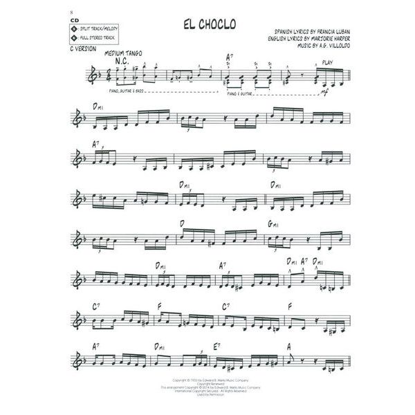 Hal Leonard Jazz Play-Along Tango