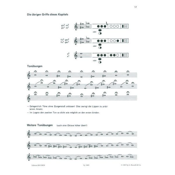 Ricordi Lern Querfl&ouml;te Spielen 1