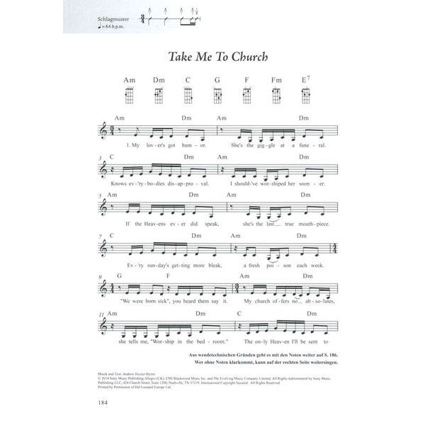 Schott Rock & Pop Fetenbuch Ukulele 2