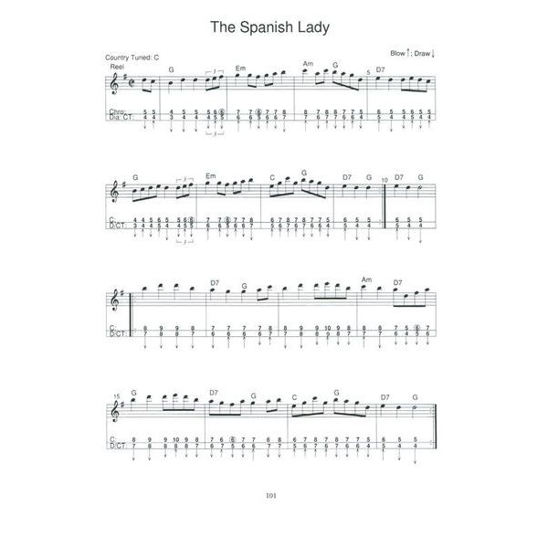 Mel Bay Irish Melodies For Harmonica