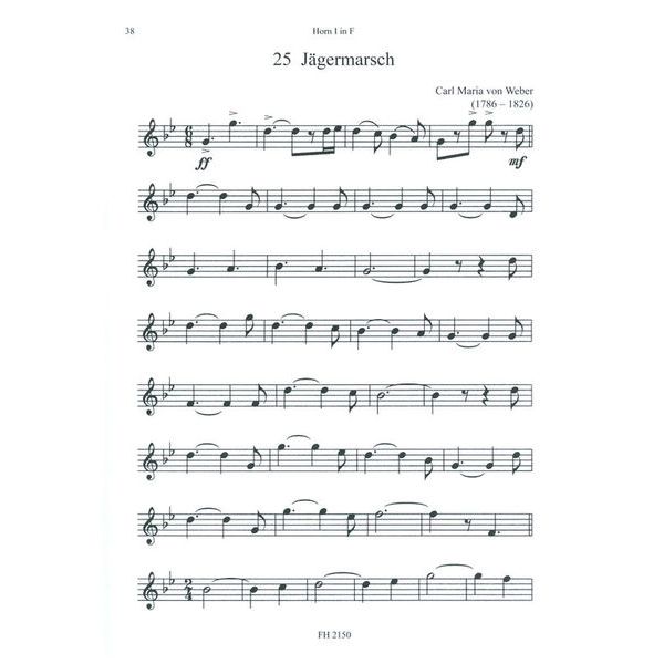 Friedrich Hofmeister Verlag Waldhornquartette 2