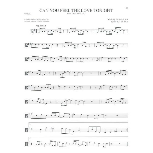 Hal Leonard 101 Disney Songs: Viola