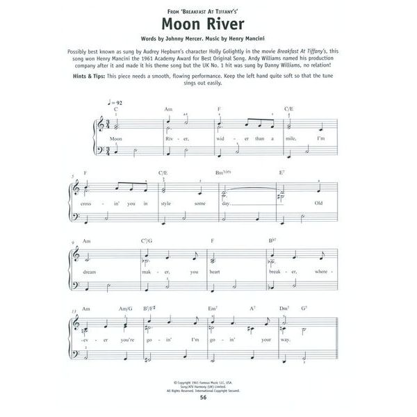 Wise Publications Really Easy Piano 50 Fabulous