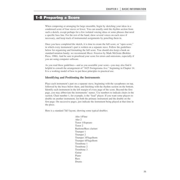 Berklee Press Arranging Jazz Ensembles