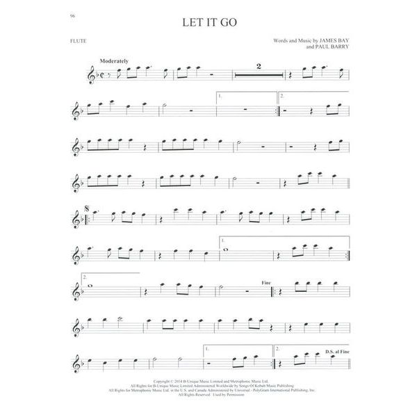 Hal Leonard 101 Hit Songs For Flute