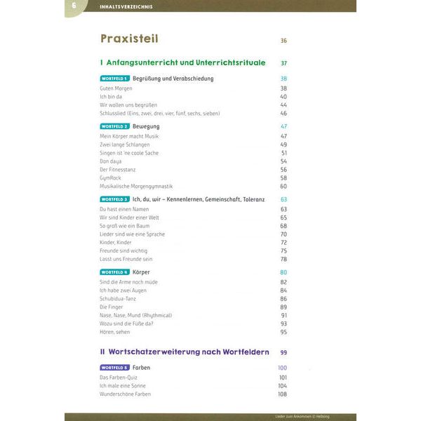 Helbling Verlag Lieder zum Ankommen