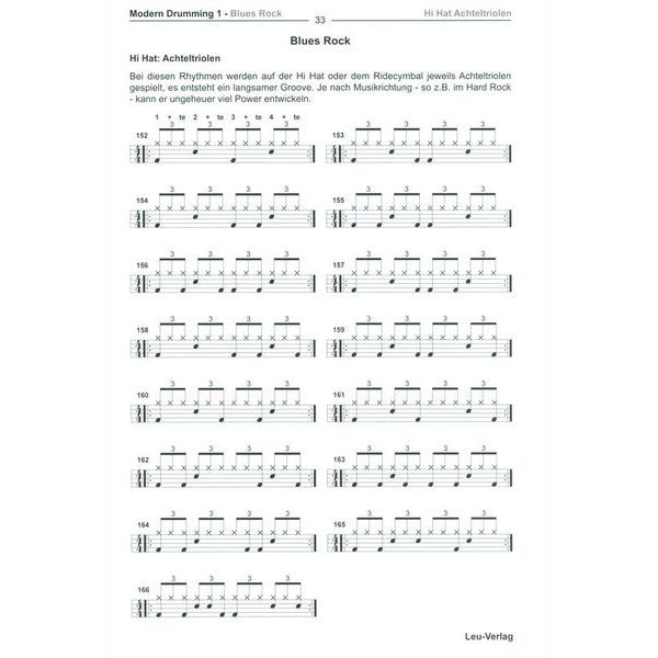 Leu Verlag Modern Drumming 1
