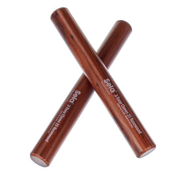 Sela 2-tone claves 25 Rosewood