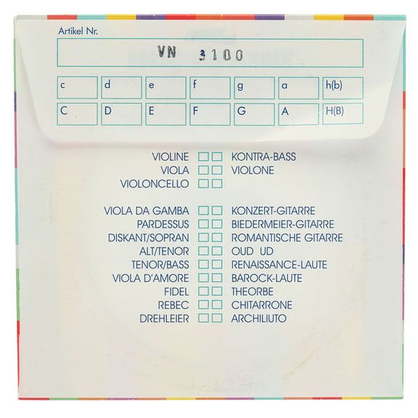 K&uuml;rschner Theorbo Single String C