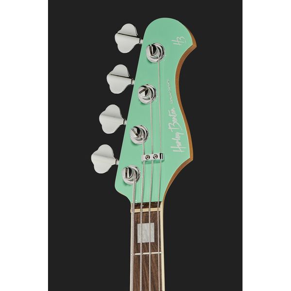 Harley Benton MV-4PJ Seafoam Green w/Case