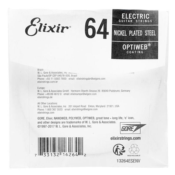 Elixir 0.64 Optiweb Electric Guitar