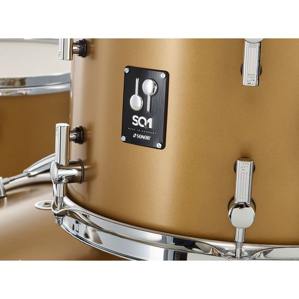 Sonor SQ1 Rock GT Satin Gold Metal.