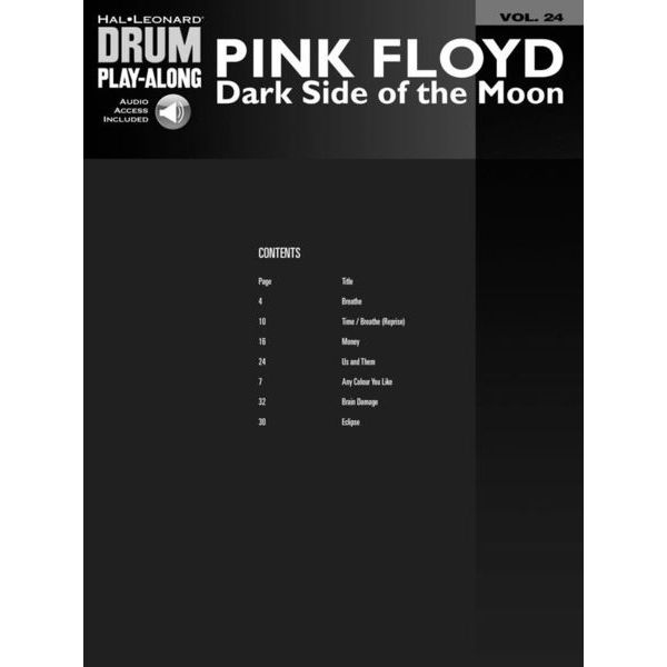 Hal Leonard Drum Play-Along Pink Floyd