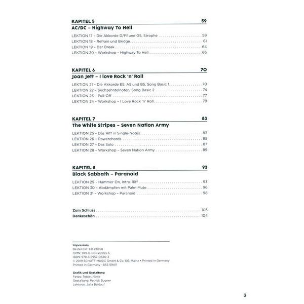 Schott Rock's Cool Guitar 1