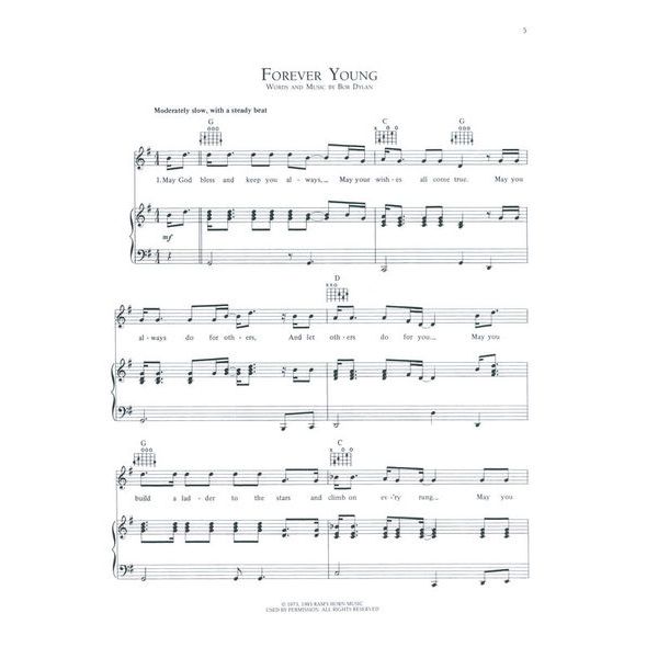 Music Sales Bob Dylan Anthology