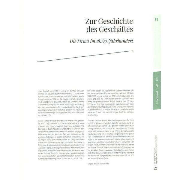 Breitkopf & Hrtel 300 Jahre