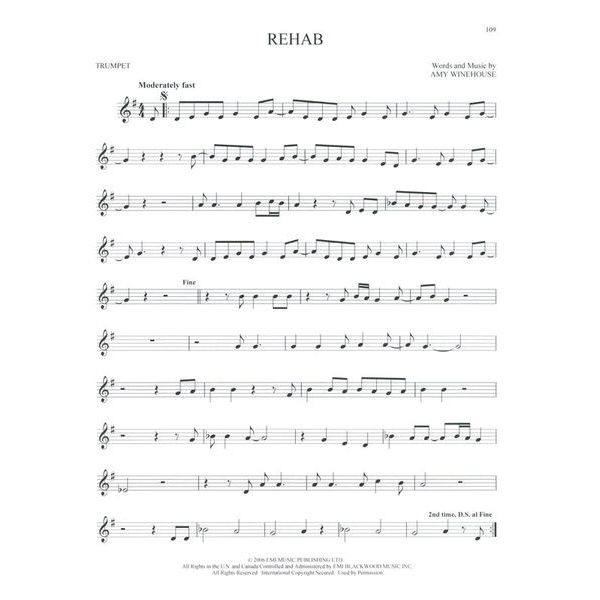 Hal Leonard 101 Hit Songs For Trumpet