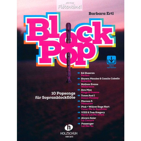 Holzschuh Verlag BlockPop Sopranblockflöte