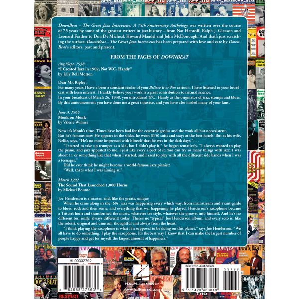 Hal Leonard Downbeat - Jazz Interviews