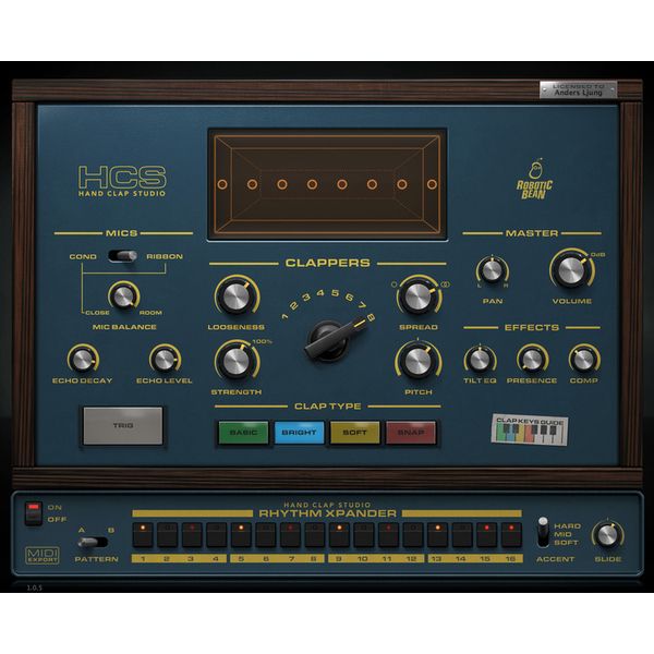 Robotic Bean Hand Clap Studio