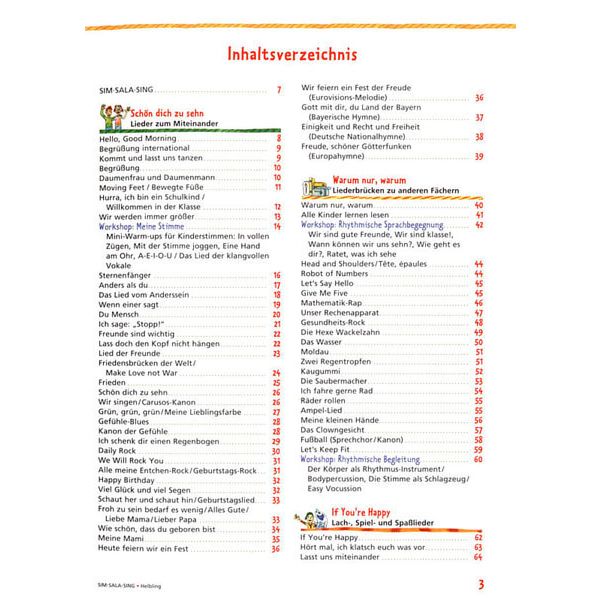 Helbling Verlag Sim Sala Sing Das Liederbuch B