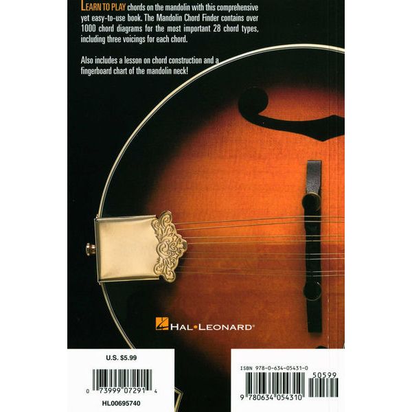 Hal Leonard Mandolin Chord Finder