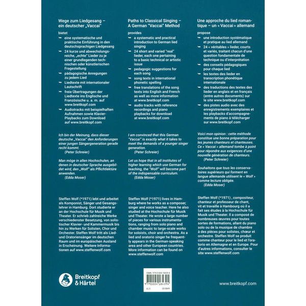 Breitkopf & Hrtel Wege zum Liedgesang Mittel