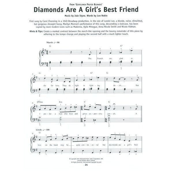 Wise Publications Really Easy Piano 50 Fabulous