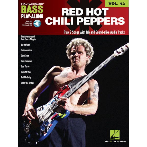 Hal Leonard Bass Play-Along Chili Peppers