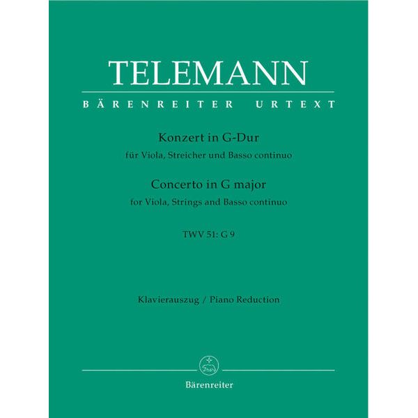 Brenreiter Telemann Concert G-Dur Viola