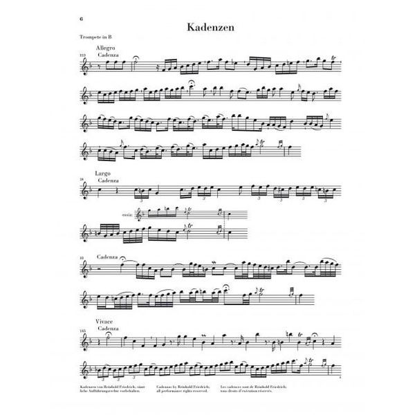 Henle Verlag Neruda Concerto Horn (Trumpet)