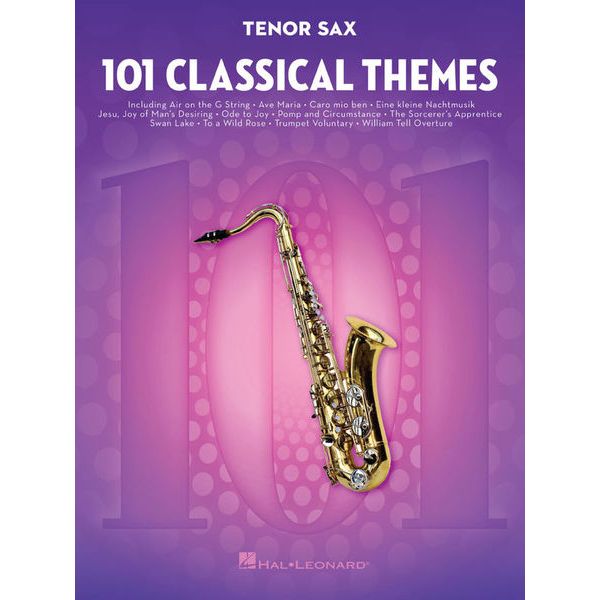 Hal Leonard 101 Classical Themes Tenorsax.