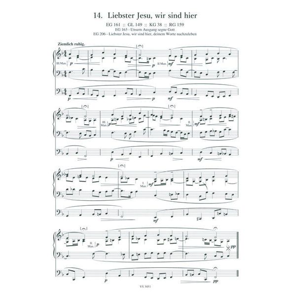 Strube Verlag Reger 30 kleine Choral